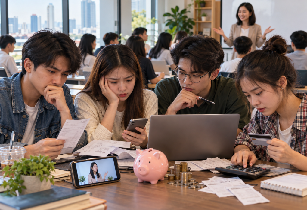 เจาะลึกวิกฤต “ทักษะการเงิน” คนรุ่นใหม่ไทย เมื่อ Gen Z แบกหนี้กว่า 27% ธนาคารเร่งติดอาวุธทางปัญญา